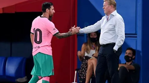 Ronald Koeman tiene una fe ciega en que Lionel Messi siga en el Barcelona