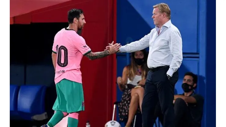 Ronald Koeman tiene una fe ciega en que Lionel Messi siga en el Barcelona