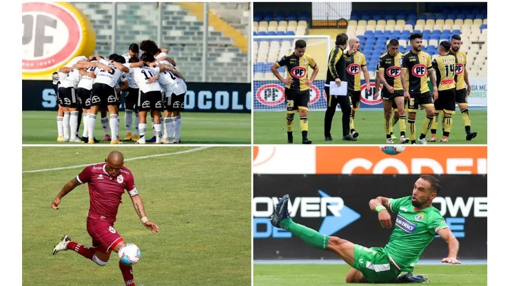 Colo Colo enfrenta a O'Higgins, Coquimbo Unido ante Palestino, Deportes La Serena ante Audax Italiano y Deportes Iquique frente a Santiago Wanderers decidirán el futuro en la última fecha.