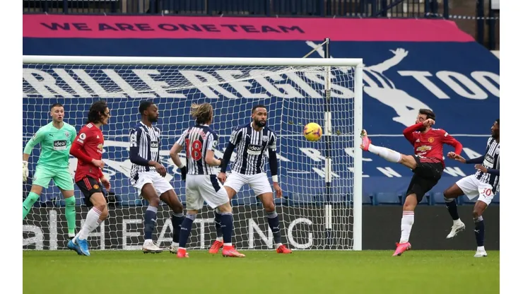Bruno Fernandes se mandó un auténtico golazo.