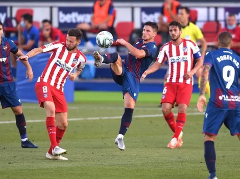 Atlético de Madrid se pone al día frente al Levante