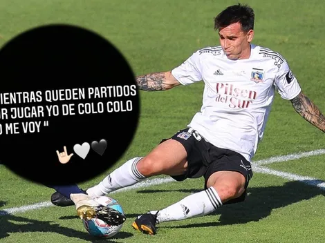 Mouche: "No me voy de Colo Colo mientras queden partidos"