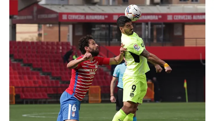 Luis Suárez fue protagonista del triunfo del Atlético Madrid sobre el Granada