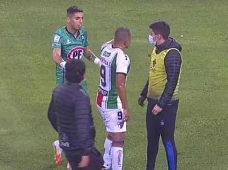 La calentura de Benegas con un pasapelotas de Huachipato