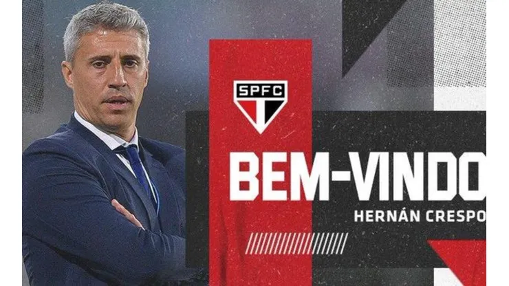 Sao Paulo hizo oficial que su nuevo entrenador es el argentino Hernán Crespo, campeón de la Copa Sudamericana