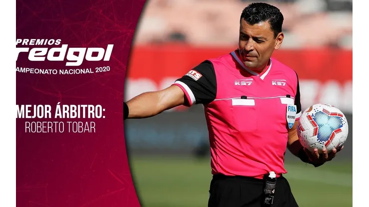 Roberto Tobar gana el premio Redgol al mejor árbitro de la temporada