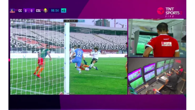 Gilabert no quiso cobrar un penal claro para Colo Colo