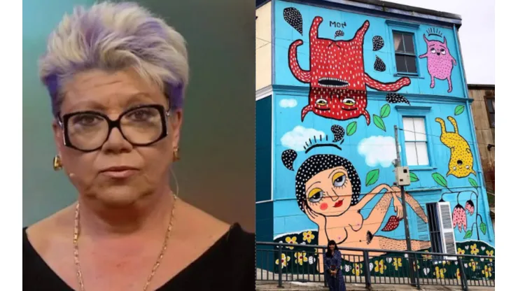 En su programa online Maldonado se refirió al mural de la cantante