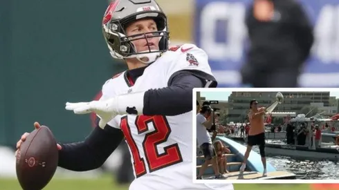 Brady celebró con euforia su séptimo anillo de Superbowl.