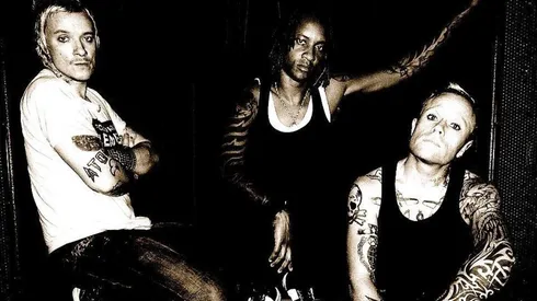 Liam Howlett, Maxim Reality y Keith Flint, los principales integrantes de The Prodigy.
