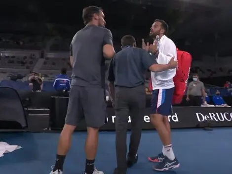 Fognini y Caruso casi se van a las manos en el Australian Open