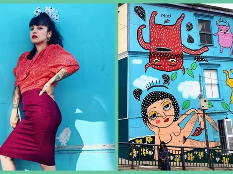 Mon Laferte se ríe de la polémica por su mural