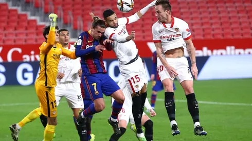 Sevilla le ganó 2-0 al Barcelona en la primera semifinal de la Copa del Rey
