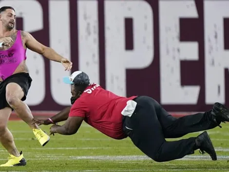 Aseguran que espontáneo del Super Bowl apostó que alguien invadiría la cancha