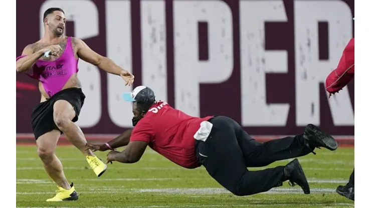 Yuri Andrade invadió la cancha en el Super Bowl