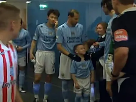 El video del pequeño Foden como mascota del Man City es oro puro