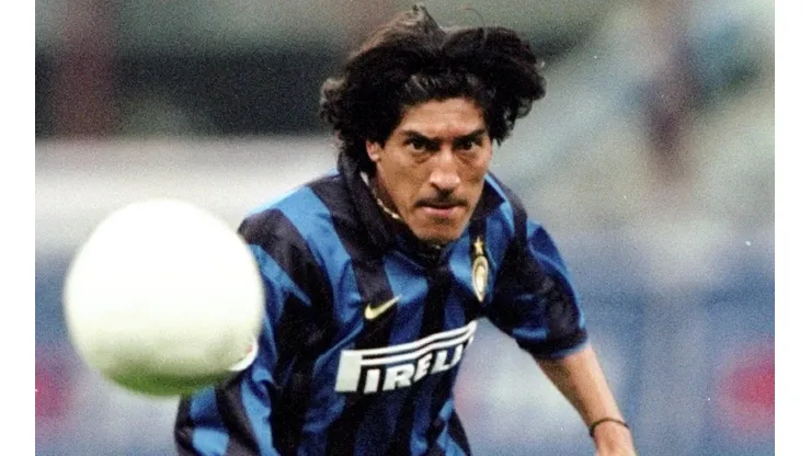 Iván Zamorano siempre se hizo notar en su paso por Inter de Milán.