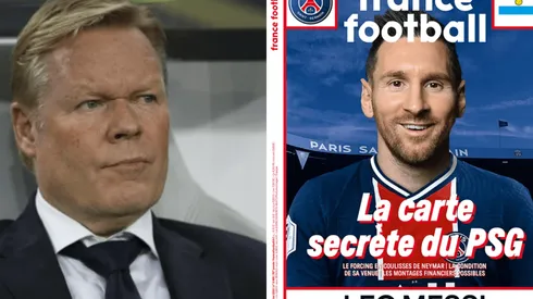 Ronald Koeman molesto con la portada de France Football