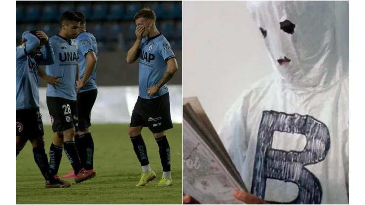 El Fantasma de la B que Arica le dedicó a Iquique con "instrucciones".