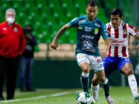 León de Jean Meneses enfrenta a la Chivas de Guadalajara por la liga MX
