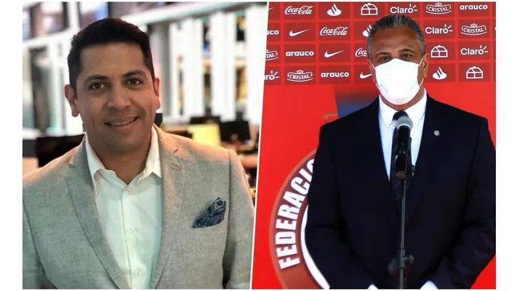 El periodista disparó contra el presidente de la ANFP.