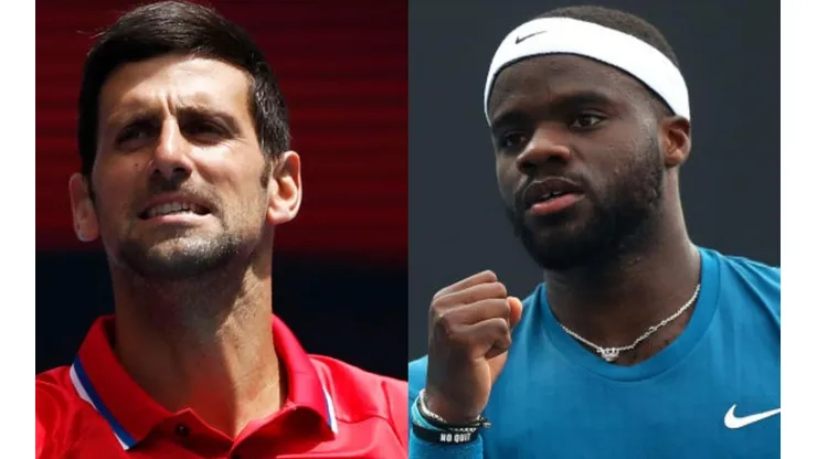 Djokovic enfrenta al estadounidense Tiafoe 64° del ranking ATP.