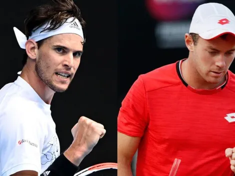 Thiem enfrenta a Koepfer en la segunda ronda del Australian Open