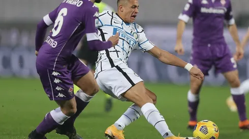 Alexis Sánchez mostró parte de su mejor repertorio en Inter ante la Fiorentina. El delantero chileno fue elogiado por Antonio Cassano