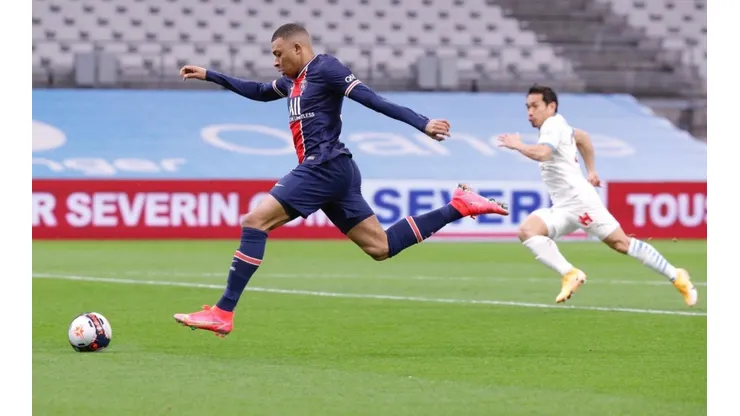Kylian Mbappé corre como una gacela