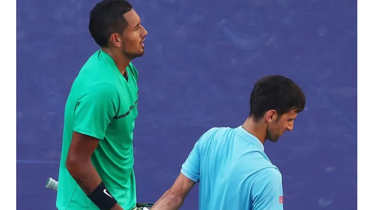 Kyrgios y Djokovic en Indian Wells 2017