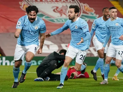 Manchester City golea al Liverpool y es súper líder de la Premier