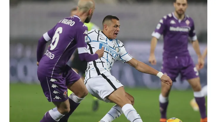 Alexis jugó un buen partido ante Fiorentina