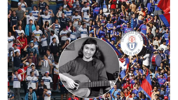 Violeta Parra es recordada en el fútbol chileno gracias a dos hinchadas