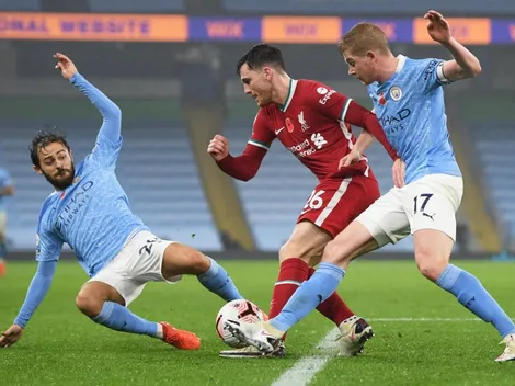 ¡De infarto! Manchester City y Liverpool se ven las caras en un partidazo en Anfield