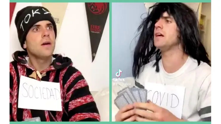 Jorge Amor investido como la "Sociedad" y la "Covid" en el hilarante resumen de la pandemia en 27 segundos.