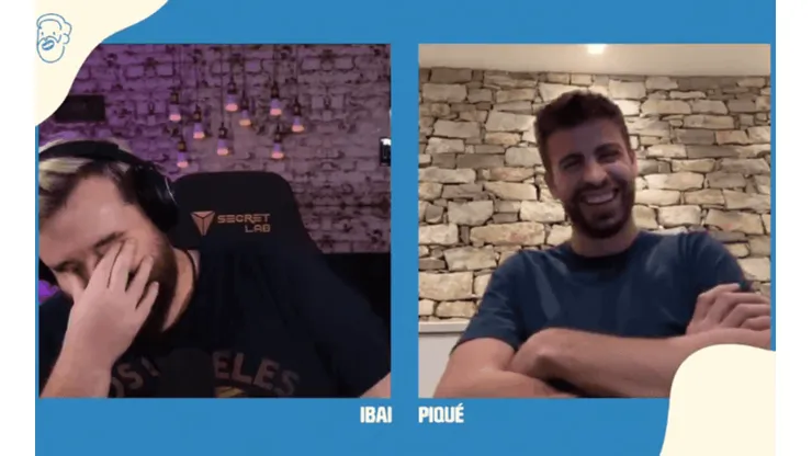 Ibai Llanos entrevistando a Gerard Piqué