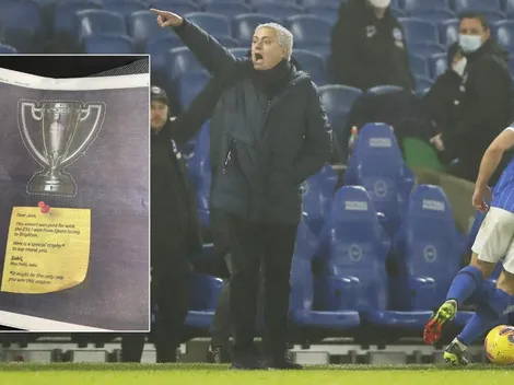 Hincha trolea a Mourinho tras ganar premio con derrota de los Spurs