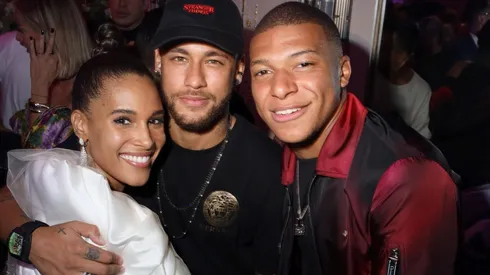 Neymar junto a Mbappé en la fiesta de cumpleaños de Cindy Bruna