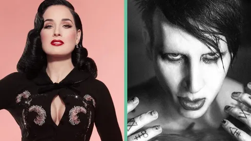 Dita Von Teese tuvo una relación de cinco años con Marilyn Manson.