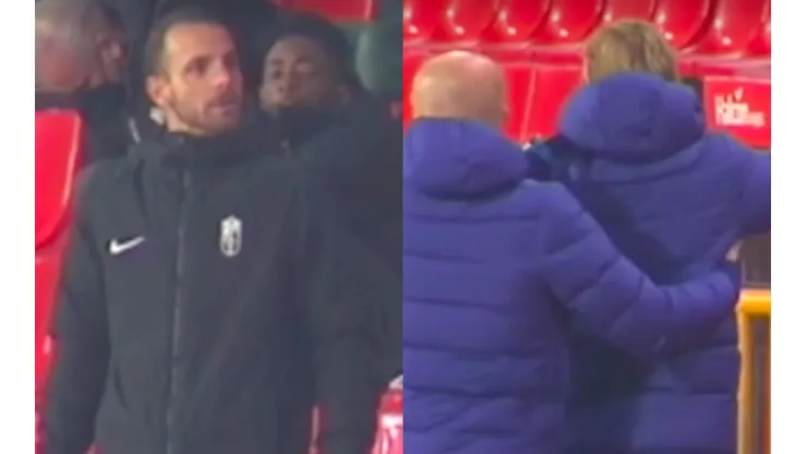 Soldado y Koeman nuevamente se pelearon en la cancha