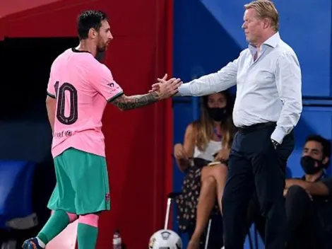 Koeman le dispara a Di María por Messi: "Es una falta de respeto"