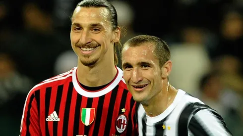 Zlatan y Chiellini han sido rivales por años