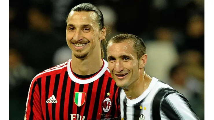 Zlatan y Chiellini han sido rivales por años