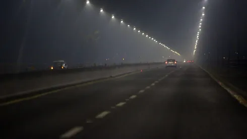 Calle de Concepción en horario de toque de queda