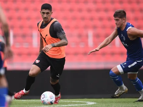 Tucu Hernández brilla como titular en el debut de Falcioni