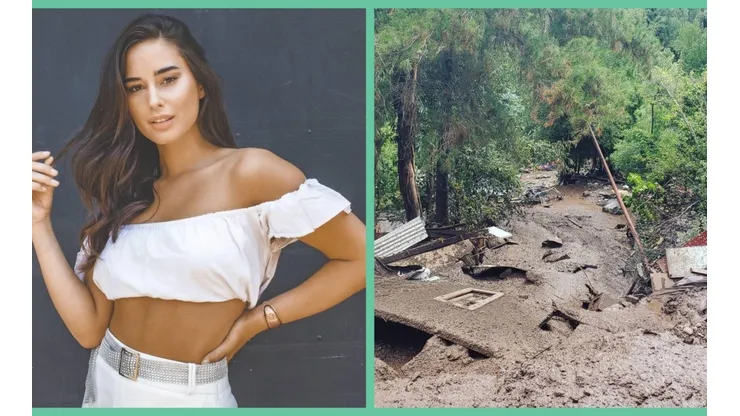 Melina Noto, la polola de Pangal Andrade, mostró sus propios registros de lo que experimentó en el Cajón del Maipo el fin de semana pasado.