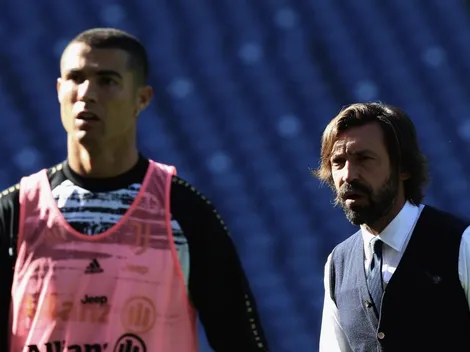 Pirlo le responde a CR7: "El contrato no dice que no pueda sustituirlo"