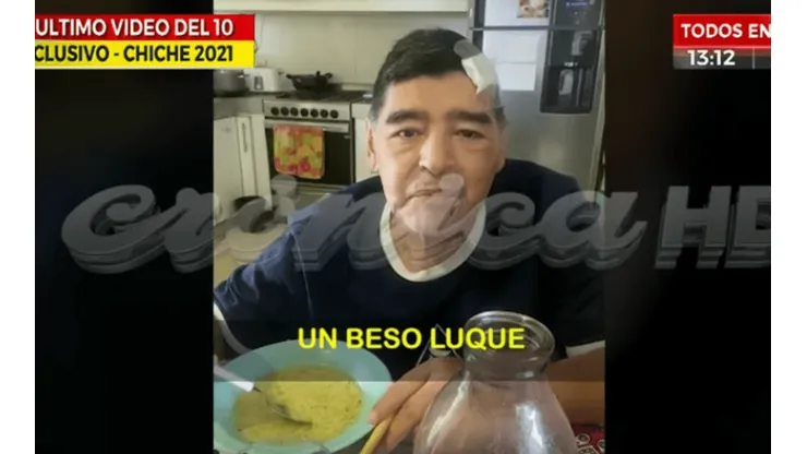 Una de las últimas imágenes del Diego