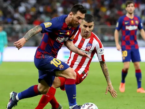 Ángel Correa: "Messi tiene las puertas abiertas del Atlético Madrid"