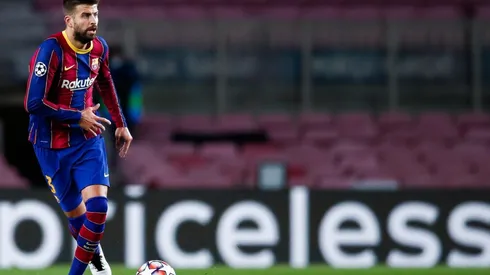 Gerard Piqué no juega en Barcelona desde noviembre por lesión.